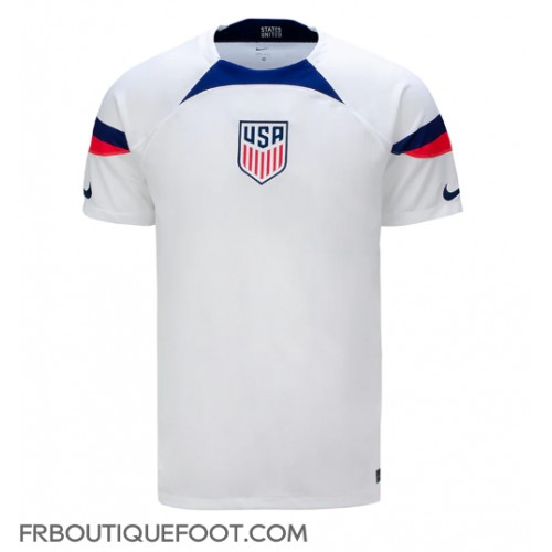 Maillot de foot États-Unis Domicile vêtements Monde 2022 Manches Courtes